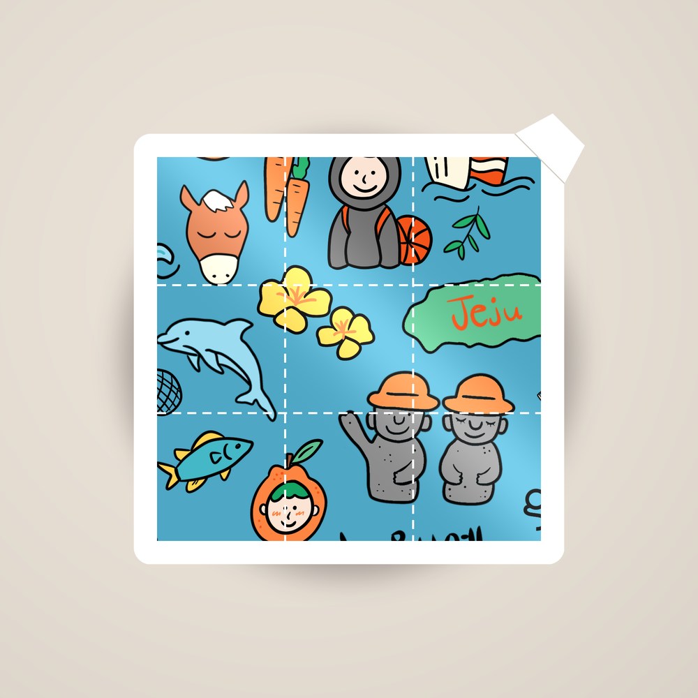 Jeju Island Sticker Sheet